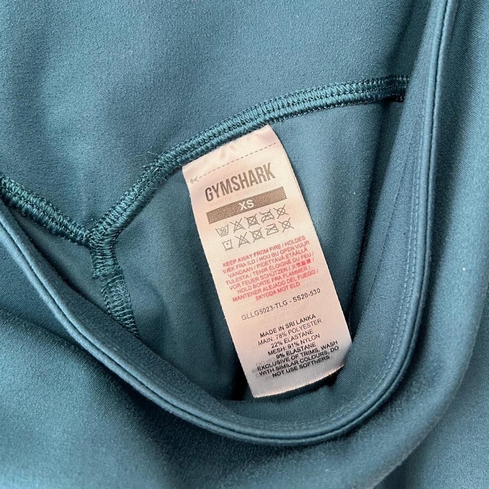 Gymshark Speed Legging V2 in Teal Lagoon - Picture 6 of 6